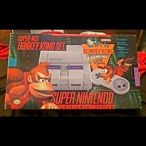 Super NES Donkey Kong Set - TESTED